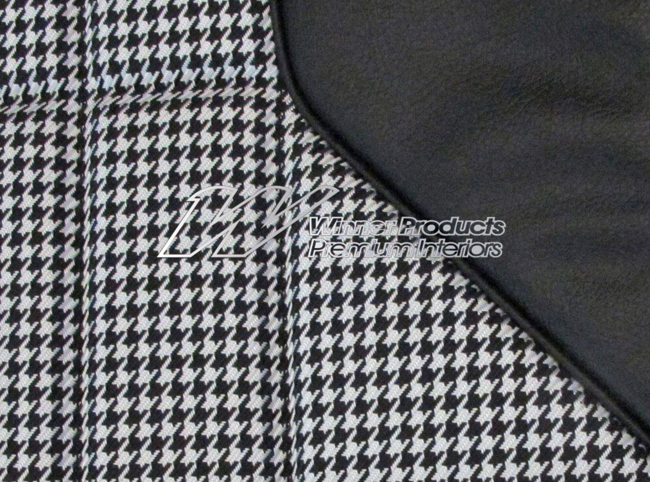 Holden Monaro HT Monaro GTS Coupe 10Y Black & Houndstooth Seat Covers (Image 2 of 6)