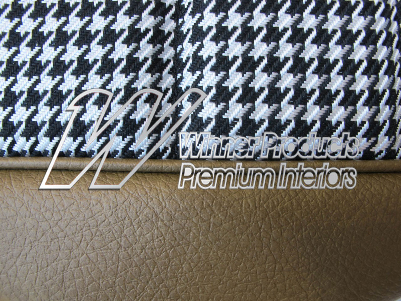 Holden Monaro HT Monaro GTS Coupe 11Y Antique Gold & Houndstooth Seat Covers (Image 5 of 11)