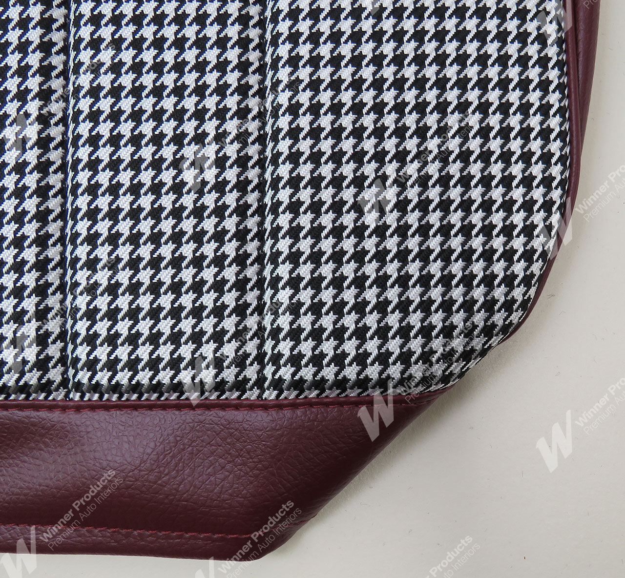 Holden Monaro HT Monaro GTS Coupe 12Y Morocco Red & Houndstooth Seat Covers (Image 6 of 6)