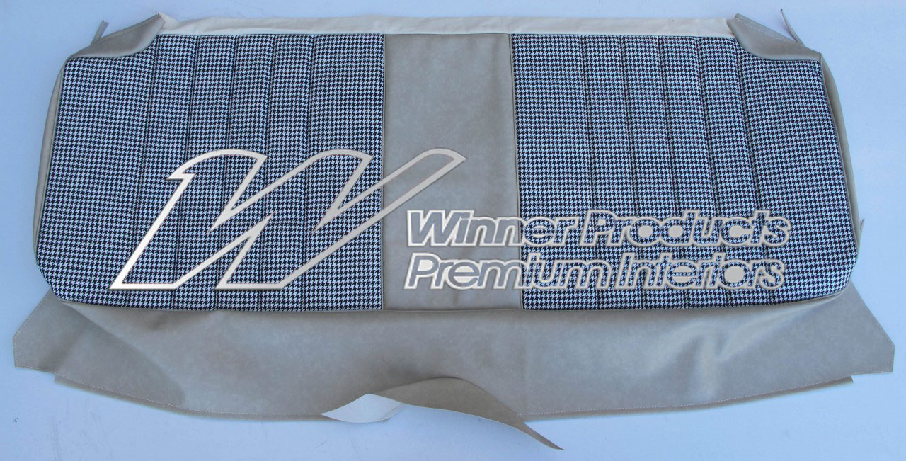 Holden Monaro HT Monaro GTS Coupe 18Y Sandalwood & Black & Houndstooth Seat Covers (Image 7 of 10)