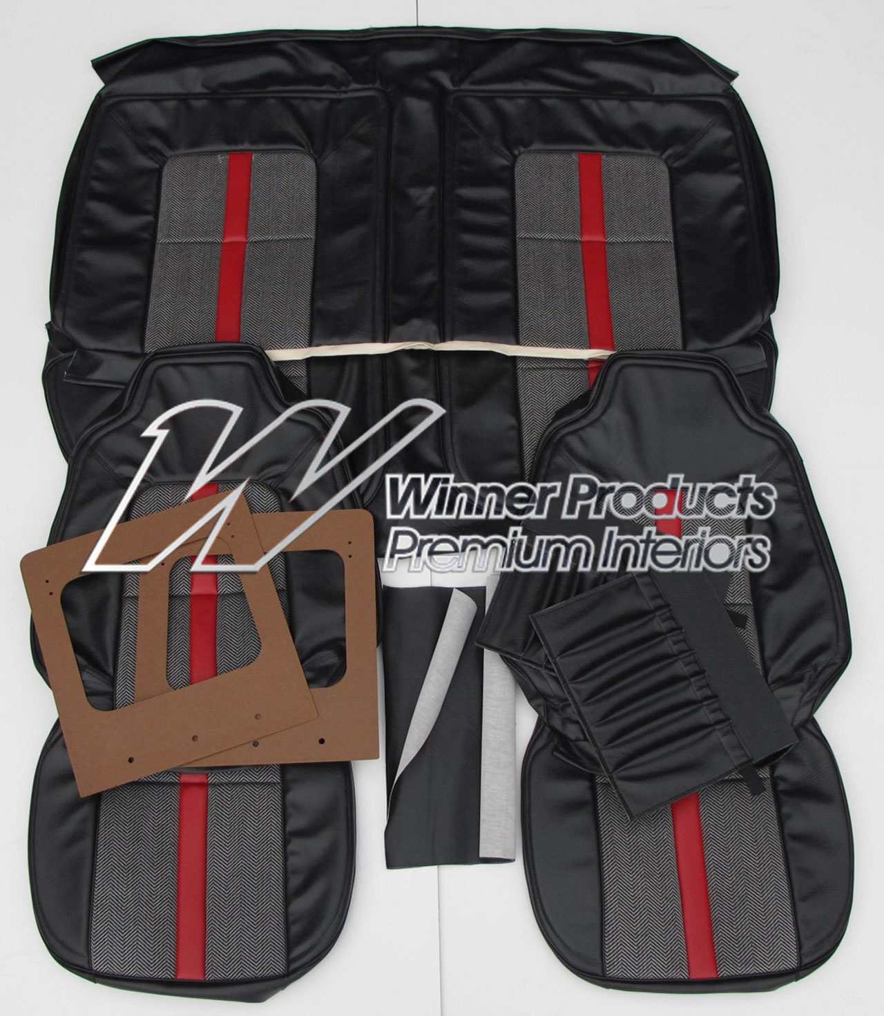 Holden Monaro HX Monaro GTS Sedan 18X Slate & Stripe Seat Covers (Image 3 of 19)