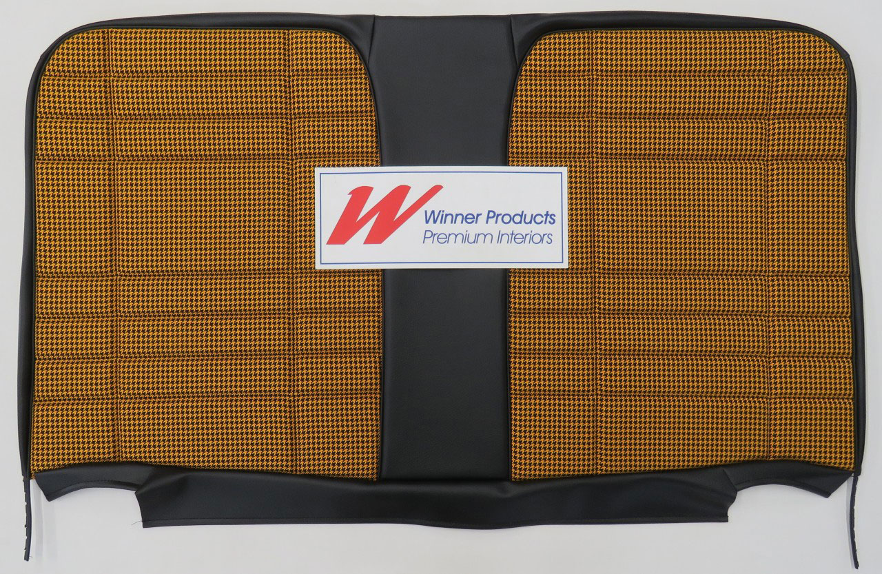 Holden Torana LC Torana GTR Coupe 40L Black & Houndstooth Seat Covers (Image 4 of 7)