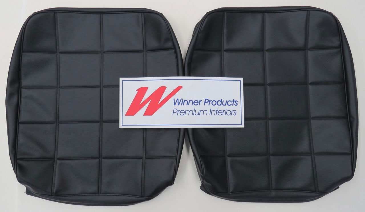 Holden Torana LC Torana S Sedan 40F Black Seat Covers (Image 8 of 12)