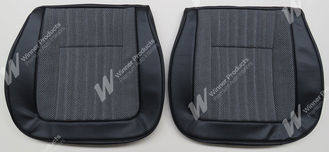 Holden Torana LH Torana SLR Sedan 19X Black & Royal Cord Seat Covers (Image 3 of 6)