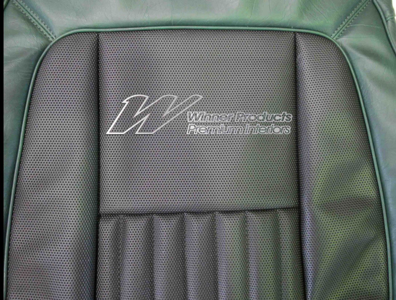 Holden Torana LH Torana SLR Sedan 45V Jade & Printed Stripe Seat Covers (Image 4 of 9)