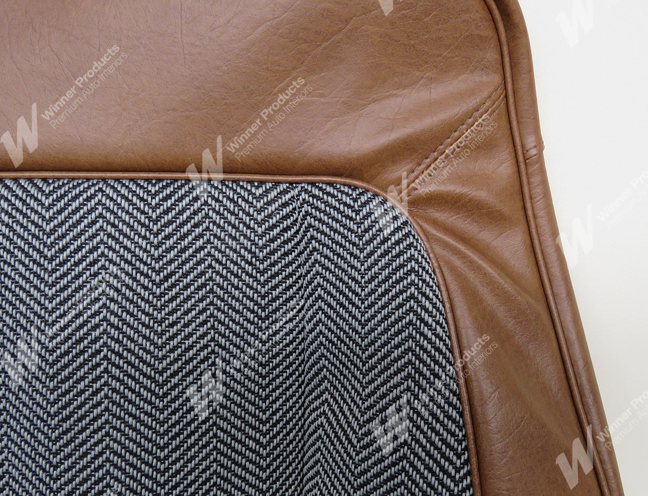 Holden Torana LH Torana SLR Sedan 66X Chestnut & Herringbone Seat Covers (Image 6 of 7)