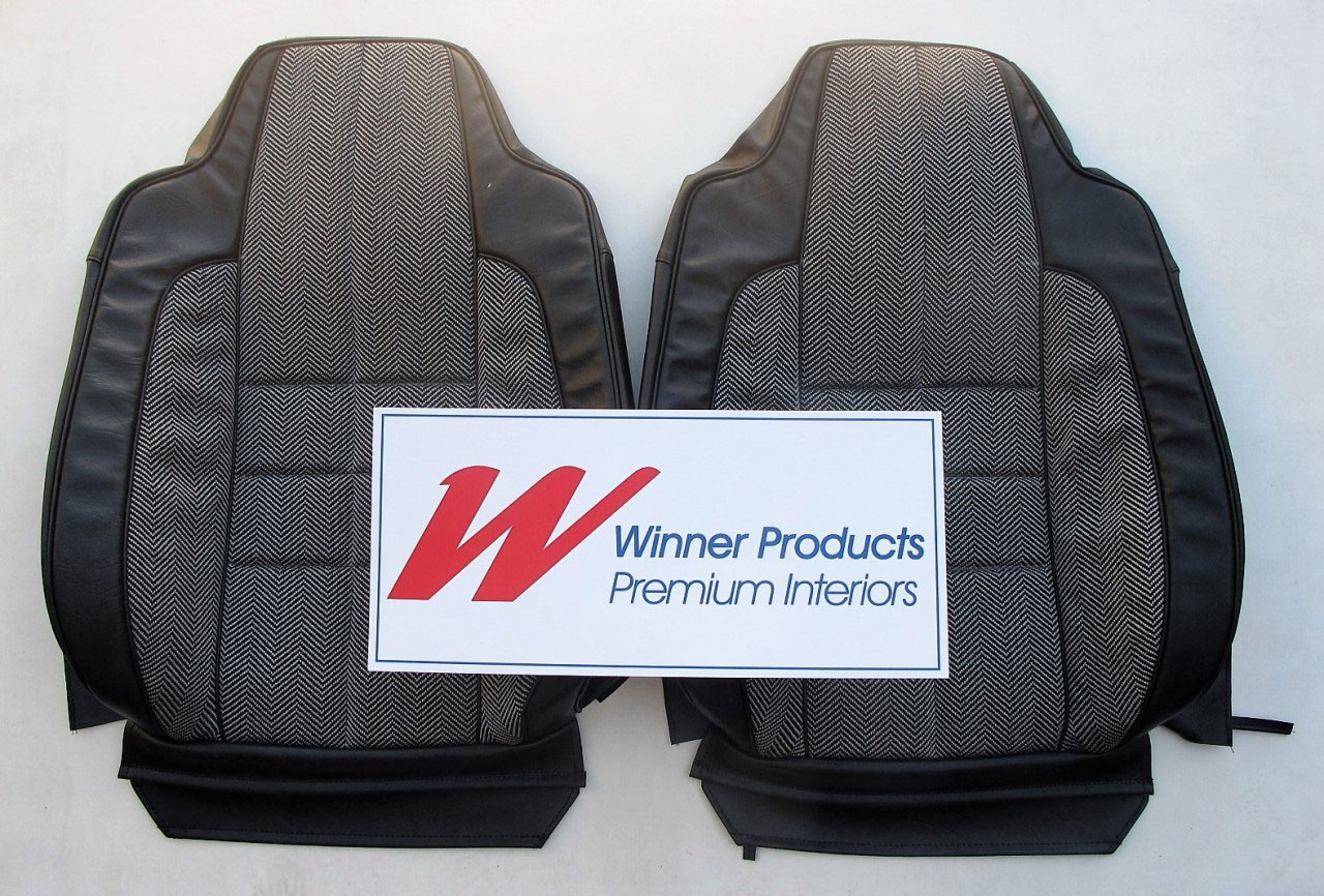 Holden Torana LX Torana SLR Sedan 18X Slate Black Seat Covers (Image 6 of 10)