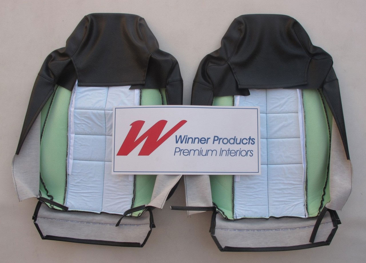 Holden Torana LX Torana SLR Sedan 18X Slate Black Seat Covers (Image 7 of 10)