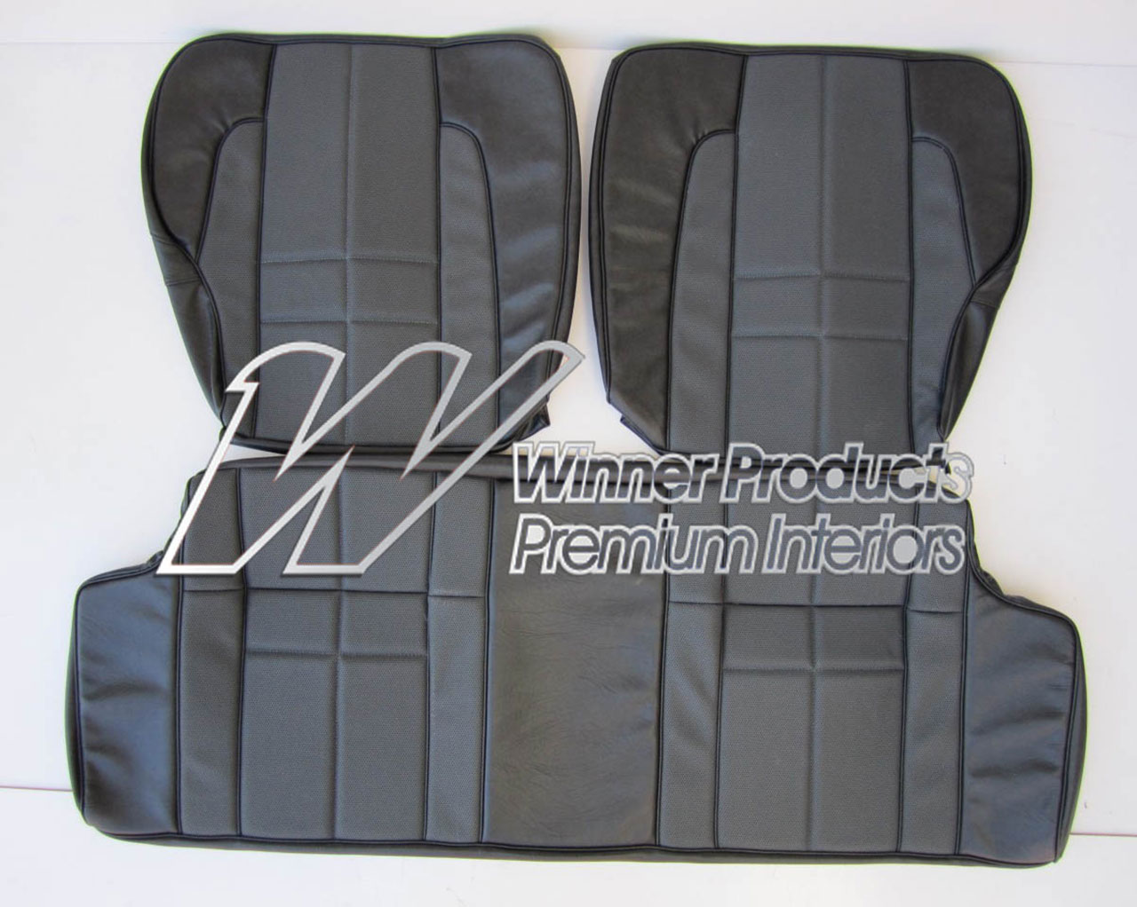 Holden Torana LX Torana SS Hatch 18V Slate Black Seat Covers (Image 7 of 14)