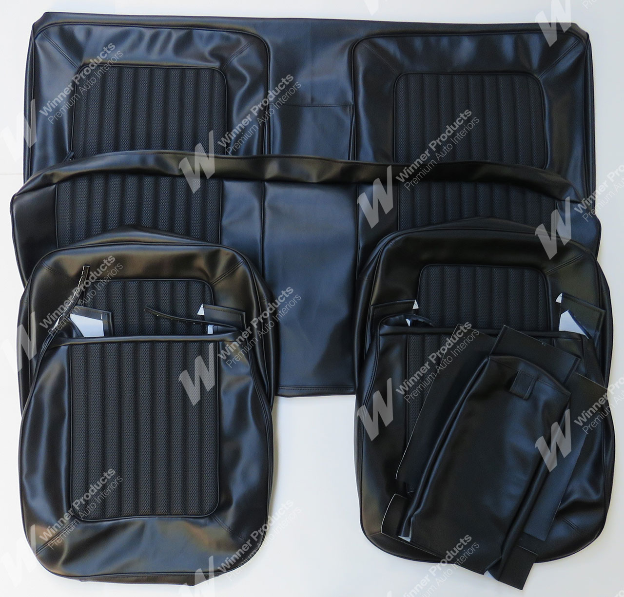 Ford GT XW GT Sedan B Black Seat Covers (Image 1 of 7)