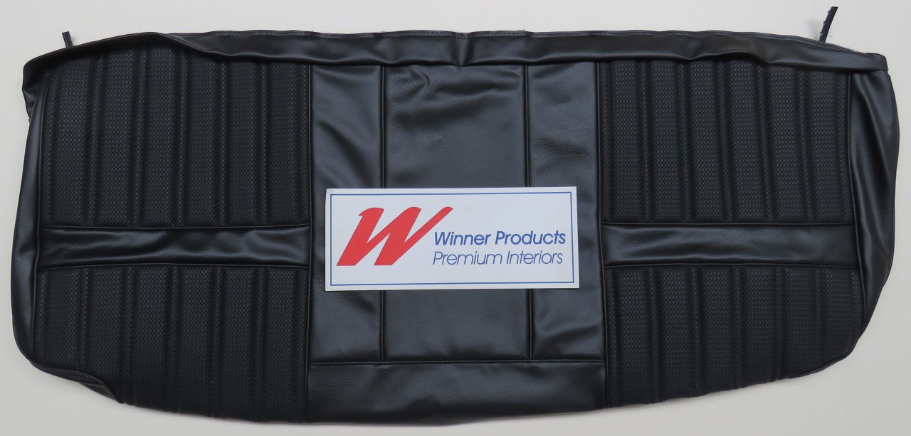 Ford GT XY GT Sedan B Black Seat Covers (Image 6 of 8)