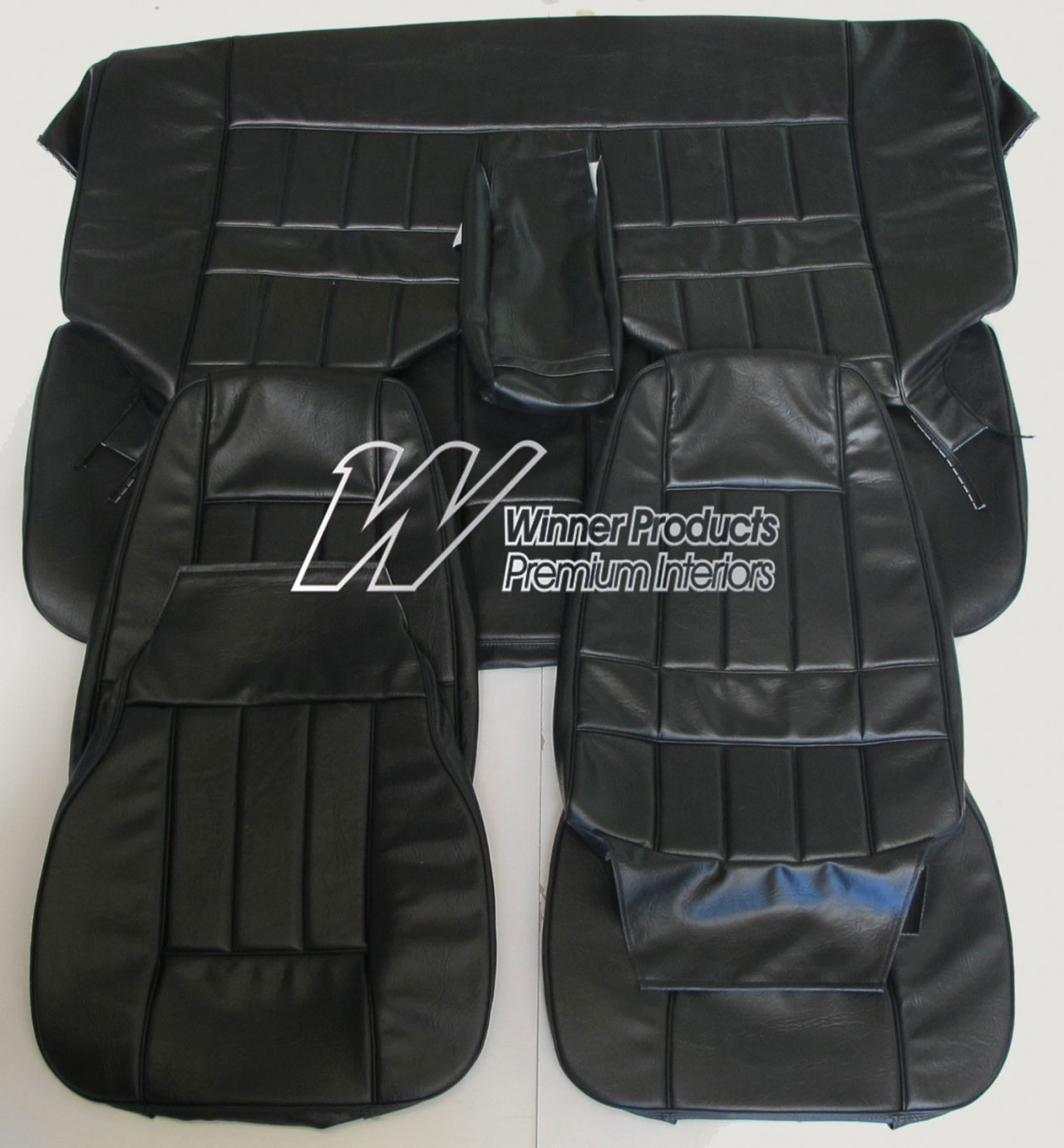 Ford GT XA GT Coupe B Black Seat Covers (Image 1 of 12)