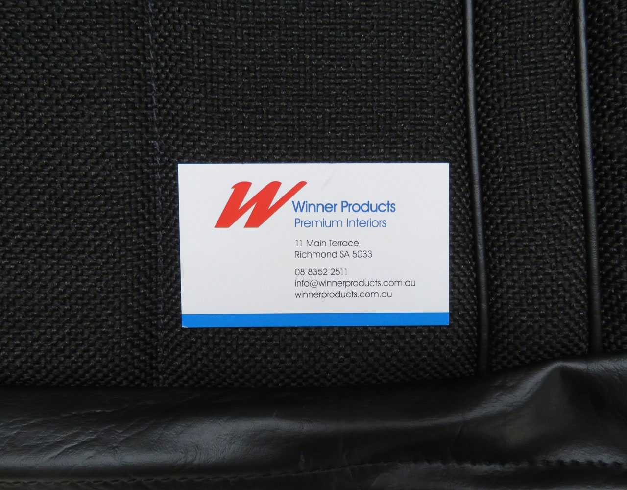 Ford GT XB GT Sedan B2 Black Seat Covers (Image 2 of 10)