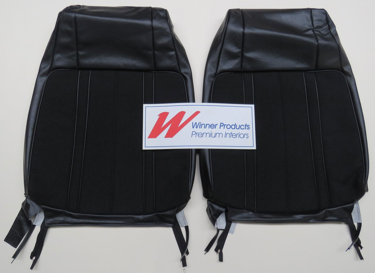 Ford Fairmont XB Fairmont Sedan B2 Black Seat Covers (Image 2 of 9)