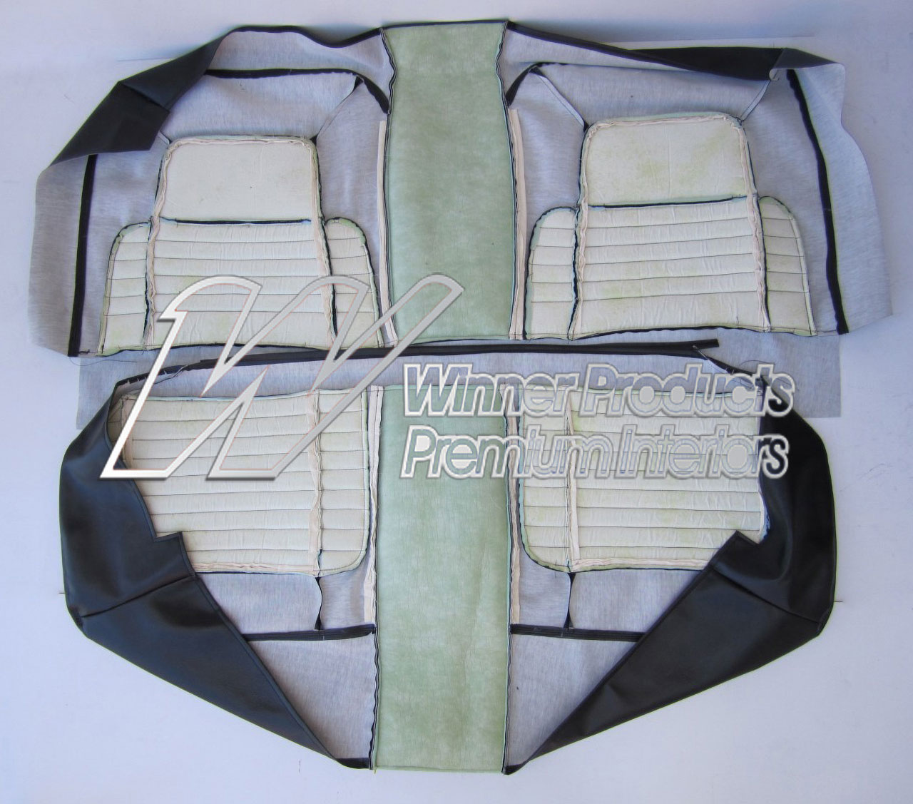 Valiant Charger VH Charger 770 X1 Black Seat Covers (Image 3 of 13)