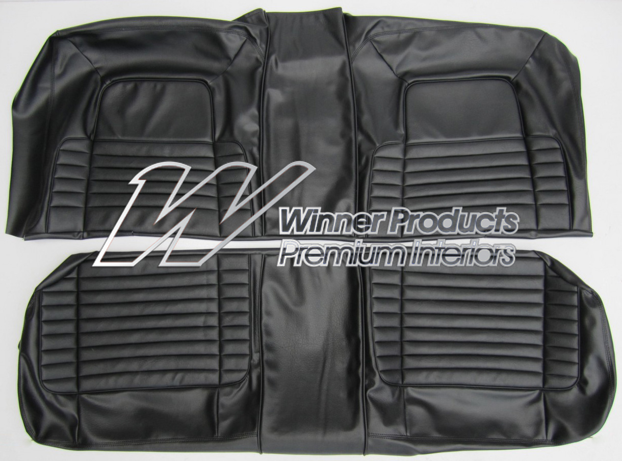 Valiant Charger VH Charger X1 Black Seat Covers (Image 4 of 6)