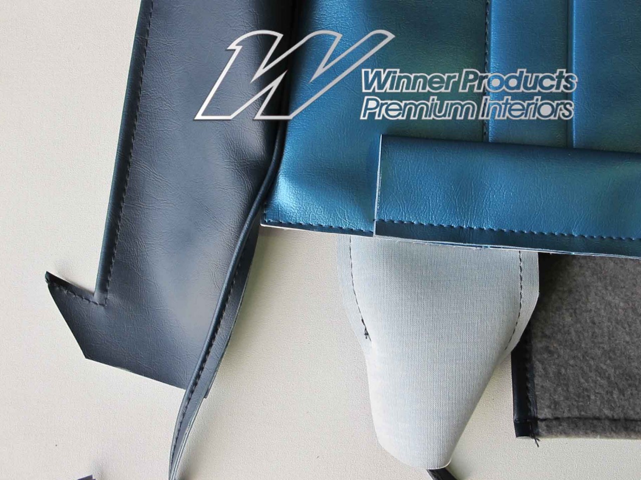 Holden Special EH Special Sedan C31 Saxe & Columbine Blue Seat Covers (Image 4 of 4)